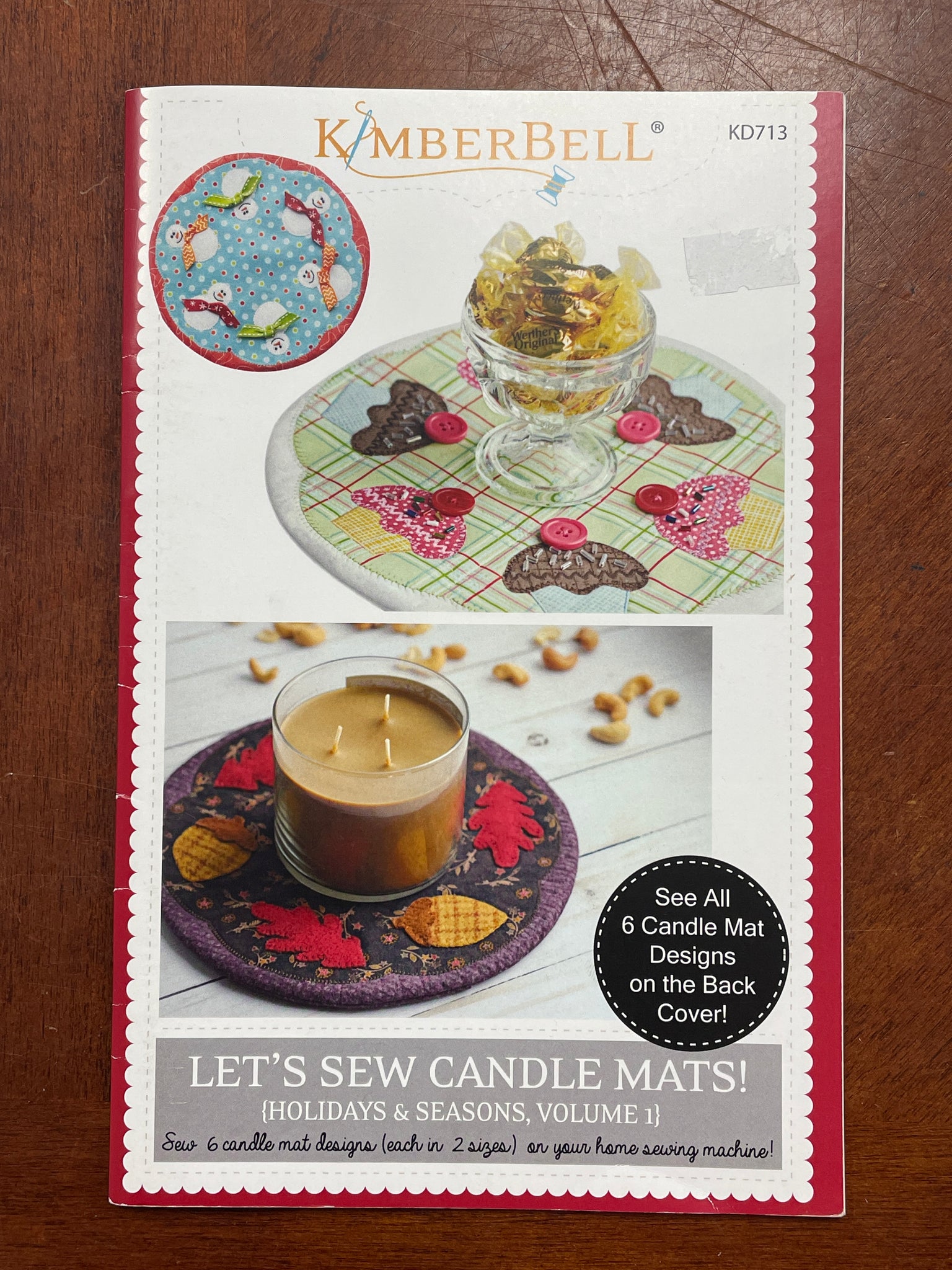 2017 Quilting Book - "Let's Sew Candle Mats!"