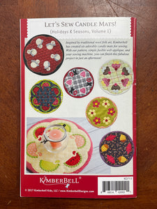 2017 Quilting Book - "Let's Sew Candle Mats!"