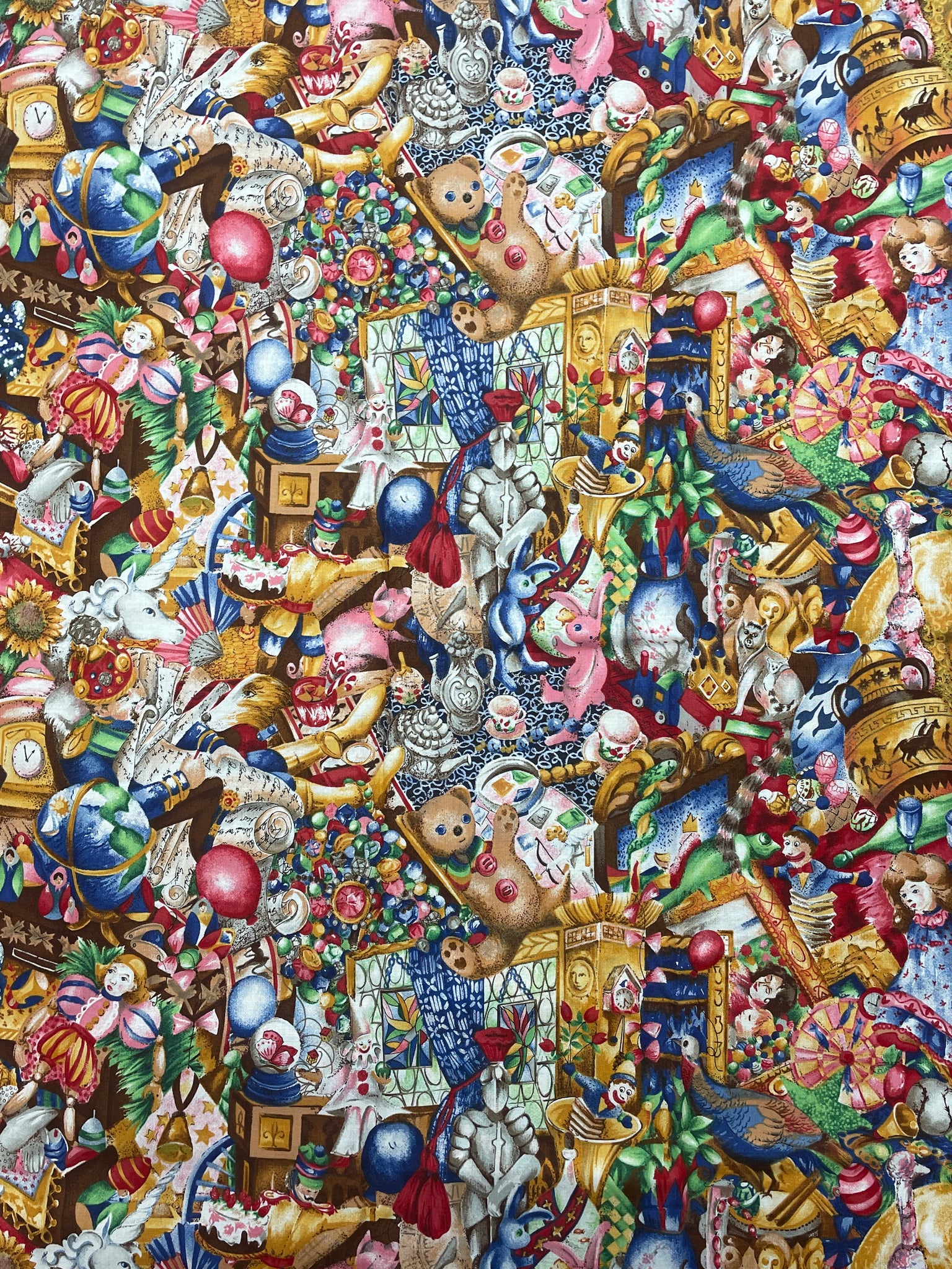 1 YD Quilting Cotton Vintage - Toys