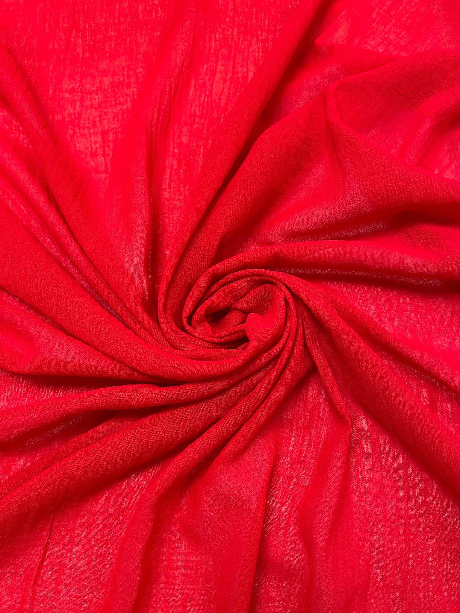 Cotton Gauze Vintage - Red