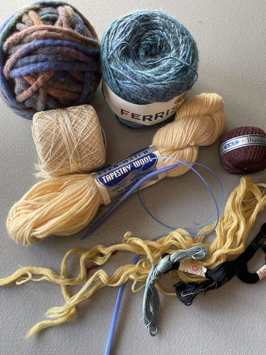 Yarn and embroidery threads 