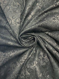 2 YD Quilting Cotton EXTRA WIDE - Mottled Black with Filigree