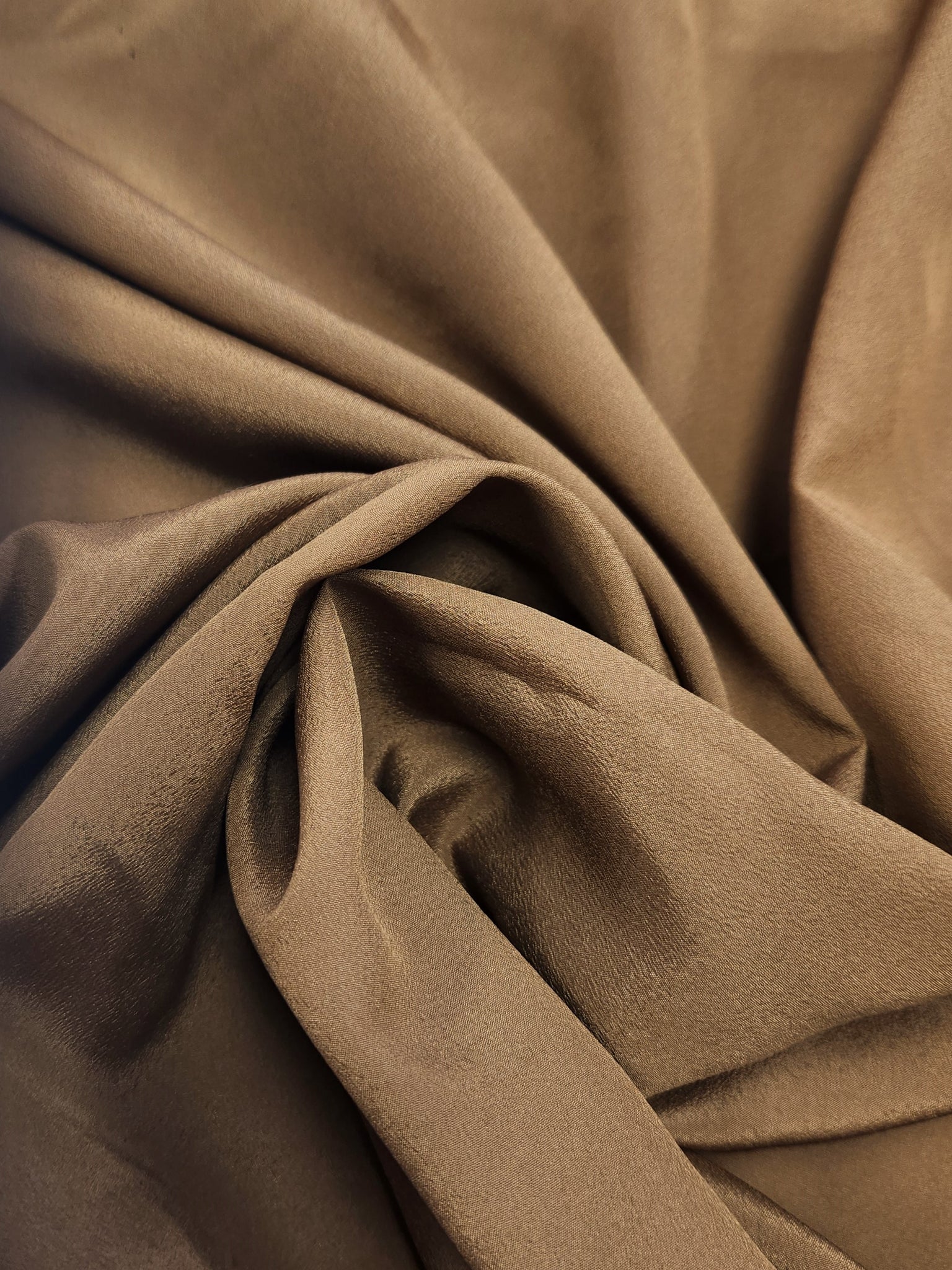 6 YD Polyester Blouseweight - Light Brown