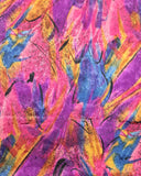 3 3/4 YD Nylon Jacquard - Multi Colored Jewel-Tones