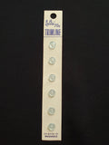 Buttons Plastic Sets of 4 or 6 Vintage - Various Clear Colors