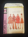 1973 McCall's 3888 Sewing Pattern - Adult Coat and Skirt FACTORY FOLDED