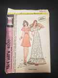 1974 McCall's 4020 Sewing Pattern - Adult Dresses FACTORY FOLDED