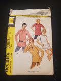 1971 McCall's 3069 Sewing Pattern - Teen's Knit Shirts FACTORY FOLDED