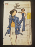 1970's Vogue 8854 Sewing Pattern - Adult's Knit Jacket, Top and Pants FACTORY FOLDED