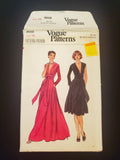 1980's Vogue 9658 Sewing Pattern - Adult's Dresses FACTORY FOLDED