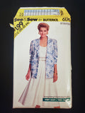 1988 Sew & Sew 6174 Sewing Pattern - Adult's Jacket, Tank Top, and Skirt FACTORY FOLDED