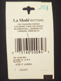 Buttons Leather Vintage - Black Toggle
