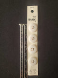 Buttons Plastic Set of 3 or 4 Vintage - Purple or White