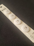 Buttons Plastic Set of 3 or 4 Vintage - Purple or White