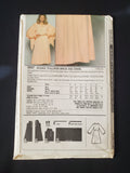 1978 Simplicity 8507 Sewing Pattern - Adult Knit Dress and Shawl FACTORY FOLDED