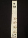 Buttons Plastic Set 4 Vintage - Pearlescent Clear