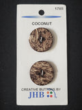Buttons Coconut Set 2 Vintage - Brown/Beige