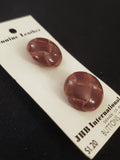 Buttons Woven Leather Set 2 Vintage - Brown