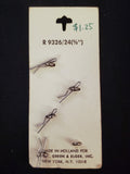 Buttons Plastic Set 5 Vintage - Faux Wood