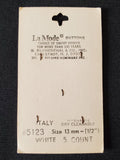 Buttons Plastic Set of 5 Vintage - Pearlescent Off White Faux Shell