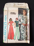 1976 McCall's 4924 Sewing Pattern - Adult Dress and Top FACTORY FOLDED