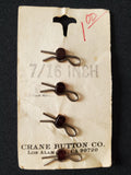Buttons Plastic Set 4 Vintage - Pearlescent Tan