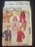 1979 McCall's 6876 Sewing Pattern - Adult Jackets FACTORY FOLDED