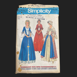 1974 Simplicity 6787 Sewing Pattern - Adult Bicentennial Costumes FACTORY FOLDED