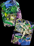 Ribbon Remnant Bundle - Greens, Blues, and Purples 1/2 POUND