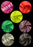 Vinyl Home Dec. - "Ellipsis Boa" Various Colors with Lines of Silver Gray Dots