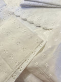 Cotton and Cotton Blend Mystery Scrap Bundle - Eyelets 1 POUND