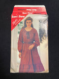 1980s See & Sew 3840 Sewing Pattern - Adult Top and Skirt FACTORY FOLDED
