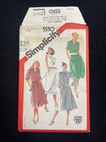 1982 Simplicity 5530 Sewing Pattern - Adult Dresses FACTORY FOLDED