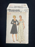 1970s Butterick 4500 Sewing Pattern - Adult Dresses FACTORY FOLDED