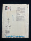 1980's Vogue 1115 Sewing Pattern - Adult Dresses FACTORY FOLDED