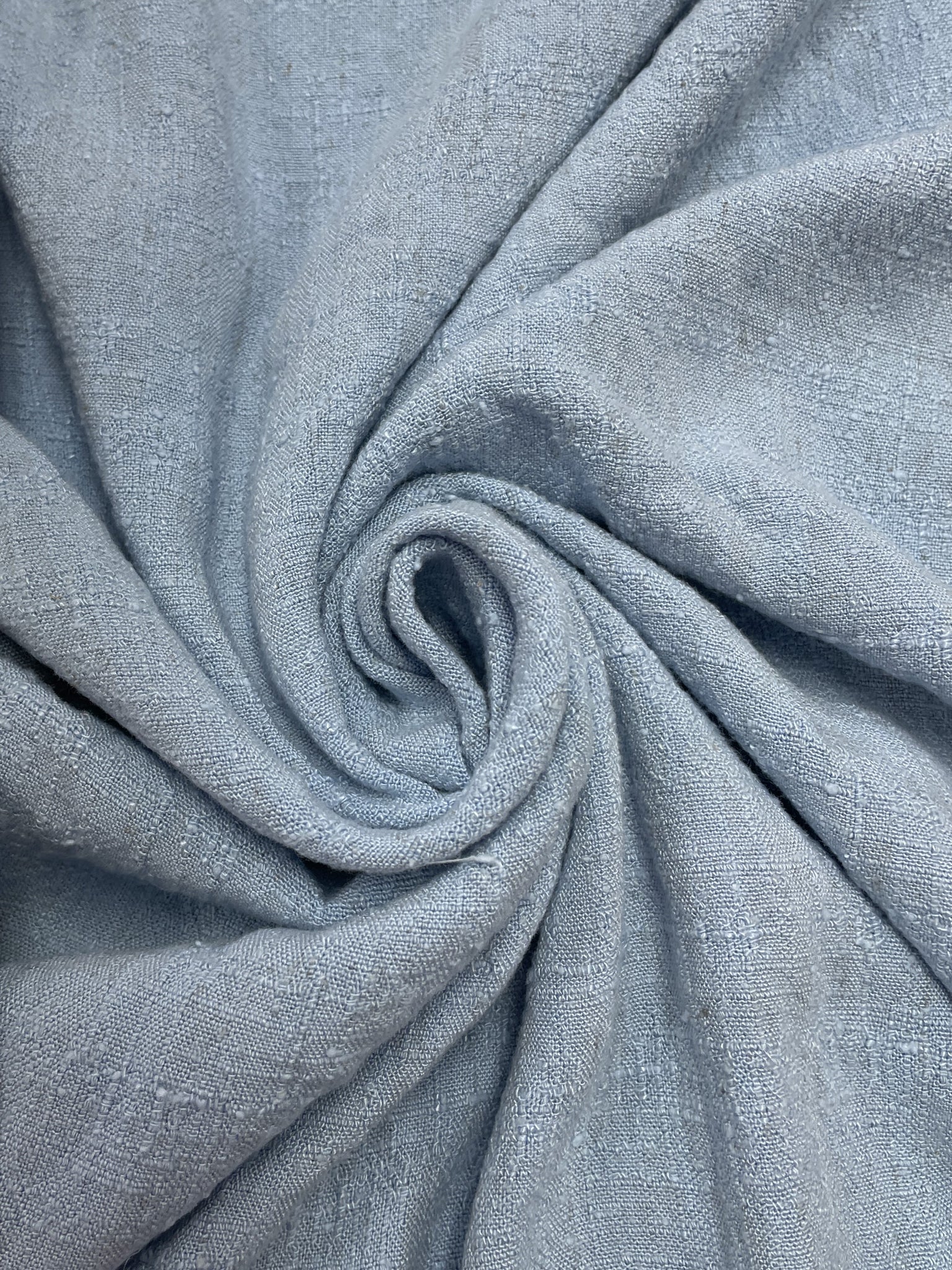1 YD Cotton/Rayon Slub Weave - Light Blue