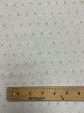 2 1/4 YD Nylon Stretch Mesh Point D’esprit - Beige with Dots