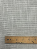 Polyester Loose Weave - Pale Cream with Light Gray