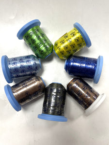 Polyester Machine Embroidery Thread Bundle of 7 - Various Colors