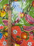 PVC "Oil Cloth" Mystery Remnant Bundle - Various Prints with Fruit and Flowers 1 3/4 POUND