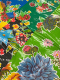 PVC "Oil Cloth" Mystery Remnant Bundle - Various Floral Prints 1 POUND