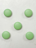 Buttons Plastic Set of 5 or 6 - Lime Green