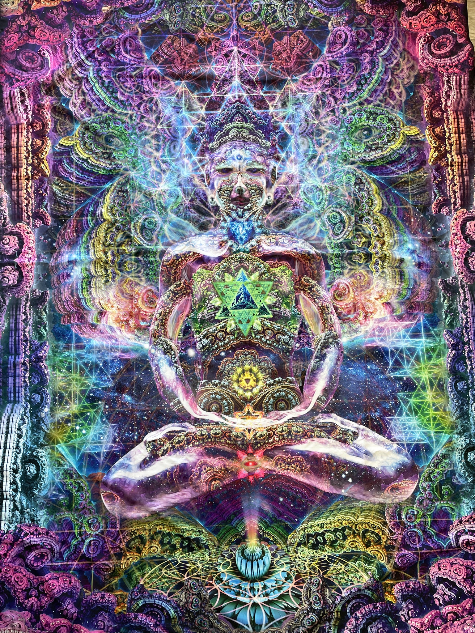 2 3/8 YD Polyester Panel - "Celestial Aura"