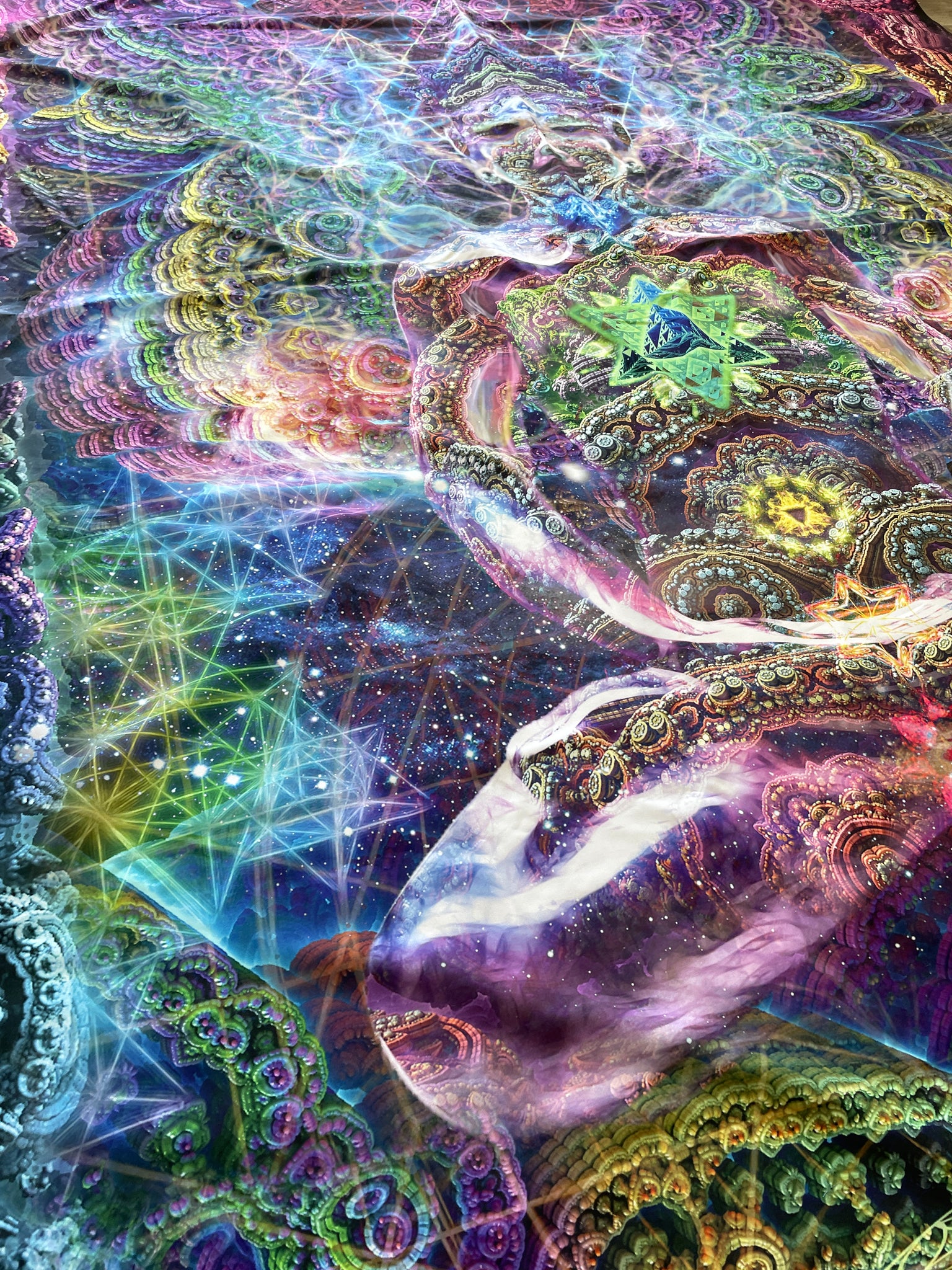 2 3/8 YD Polyester Panel - "Celestial Aura"