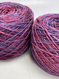 Sock Yarn Wool/Cashmere/Nylon - Variegated Purples and Pinks