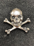 Metal Lapel Pin - Skull and Cross Bones