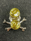 Metal Lapel Pin - Skull and Cross Bones