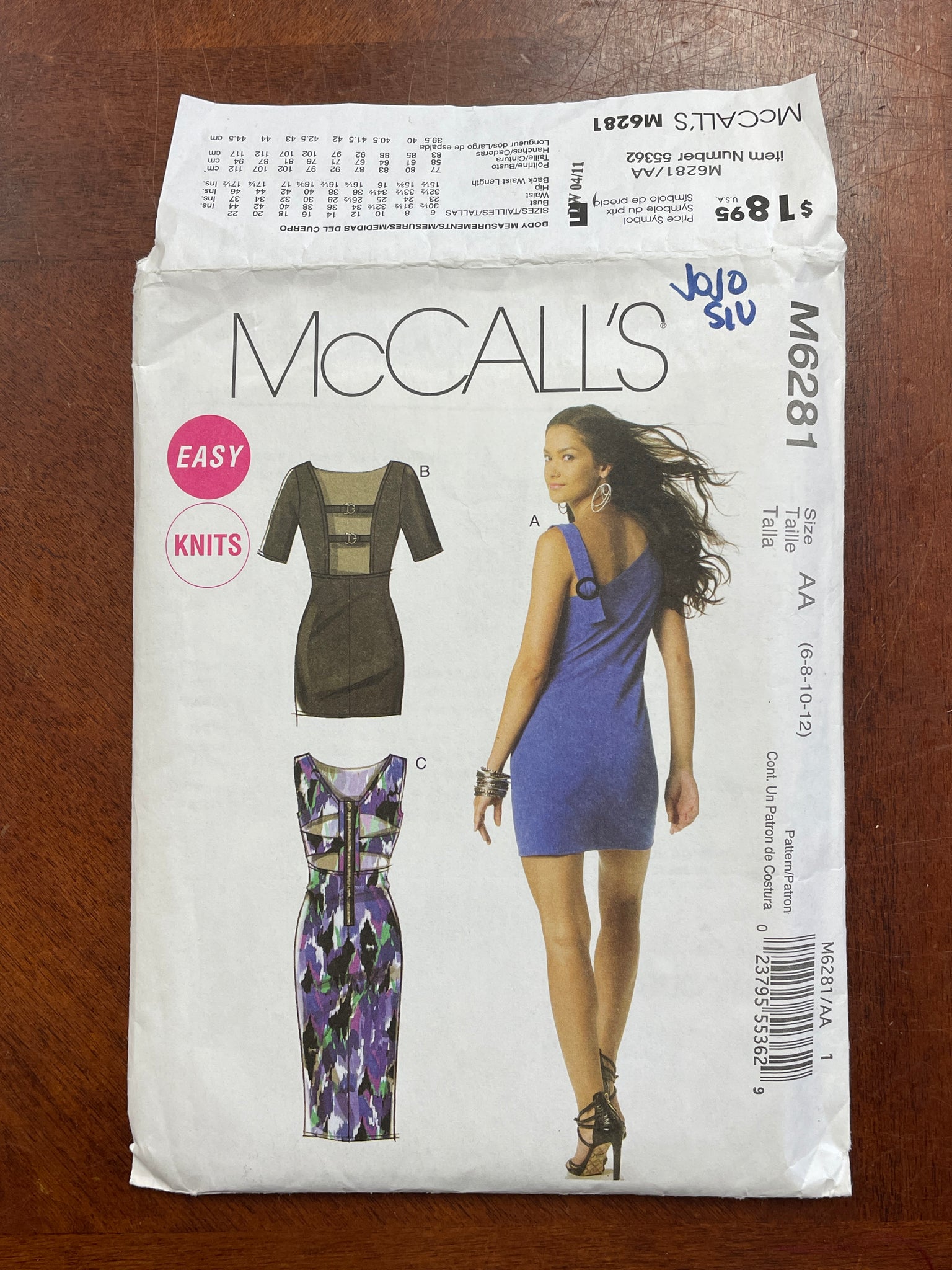 2011 McCall's 6281 Pattern - Dress