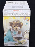 1986 Simplicity 7637 Sewing Pattern - "Teddy Beddy Bear" Stuffed Animal FACTORY FOLDED