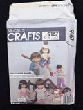 1984 McCall's 9167 Sewing Pattern - 16" Doll Clothes for Knits FACTORY FOLDED